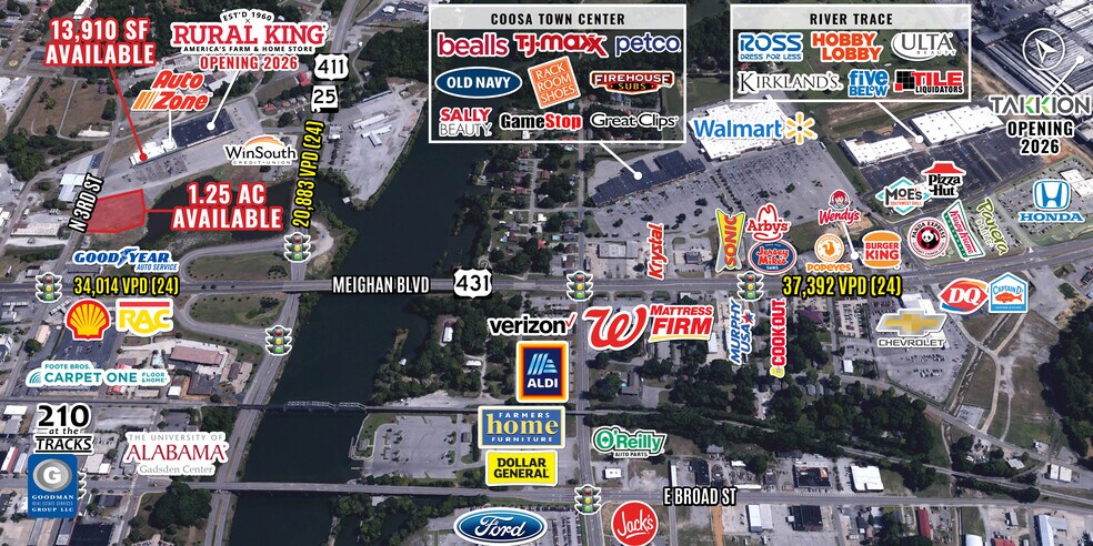 More Photos Of 278-320 N 3rd St, Gadsden Unknown For Lease