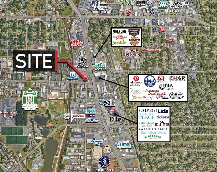 More Photos Of 2010 Bob Wallace Ave SW, Huntsville Land For Lease