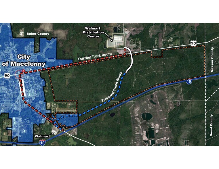 More Photos Of Interstate 10 & SR 228, Macclenny Land For Lease