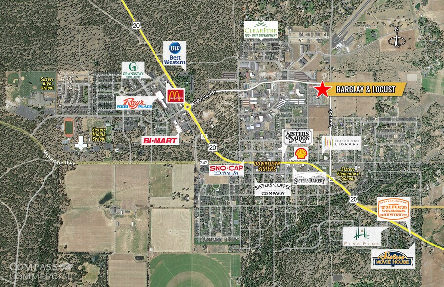 More Photos Of Barclay Dr @ N Locust St., Sisters Land For Lease