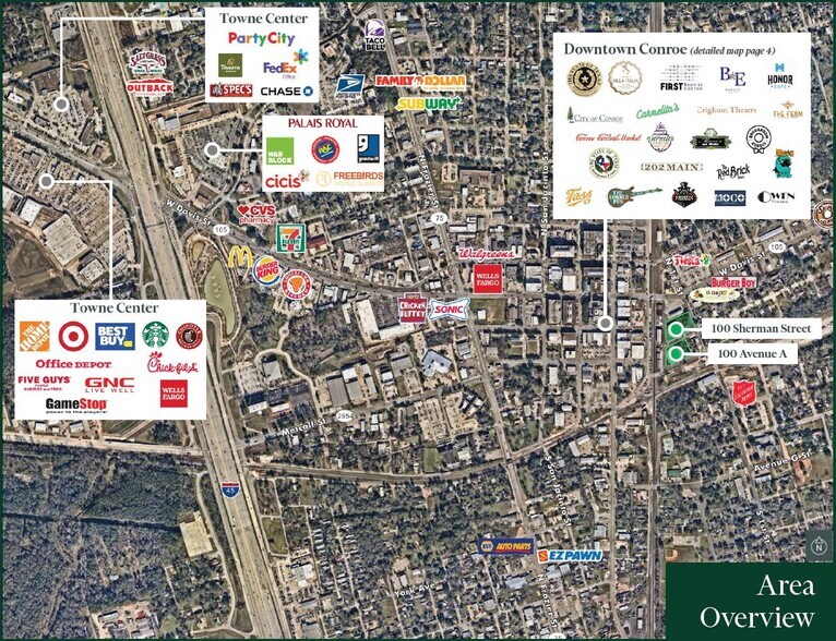 More Photos Of 100 Sherman St, Conroe Warehouse For Lease