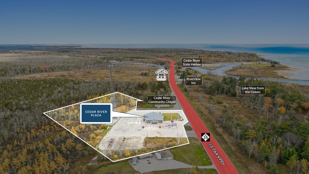 More Photos Of N8151 State Highway M35, Cedar River Service Station For Sale