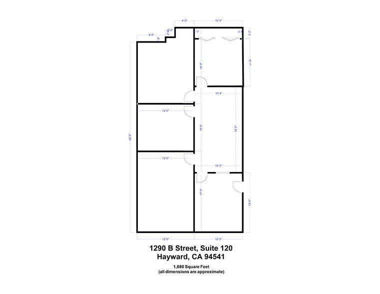 More Photos Of 1260-1290 B St, Hayward Office For Lease