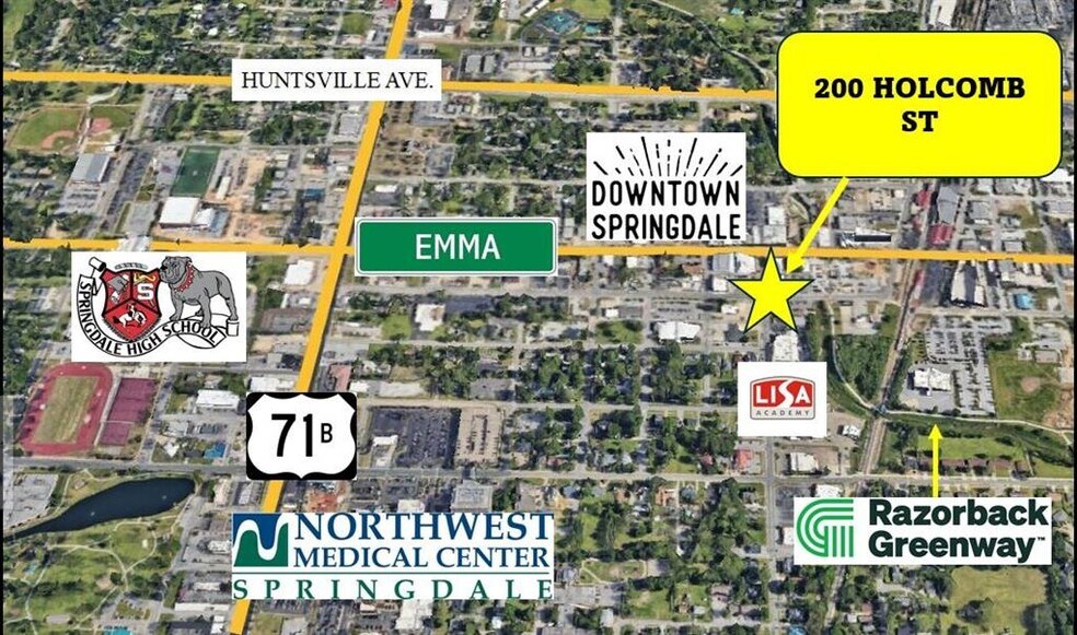 More Photos Of 200 S Holcomb St, Springdale Coworking Space