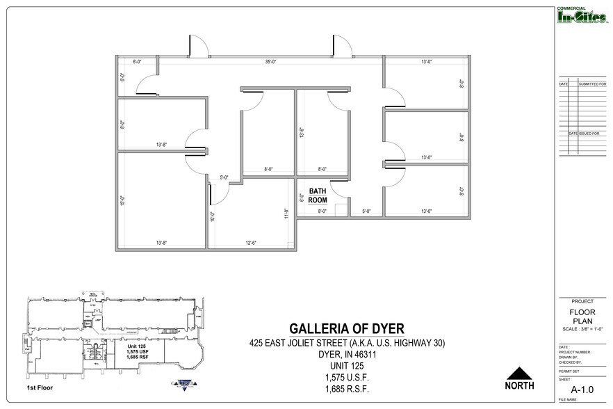 More Photos Of 425 Joliet St, Dyer Office For Sale