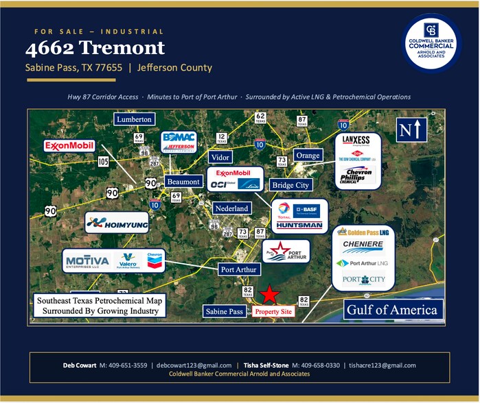 More Photos Of 4662 Tremont St, Sabine Pass Industrial For Sale