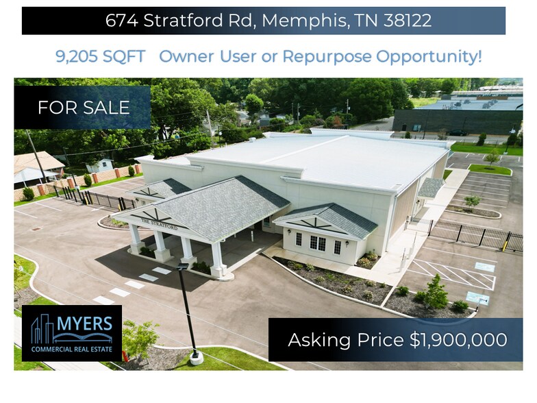 Primary Photo Of 670 Stratford Rd, Memphis Freestanding For Sale