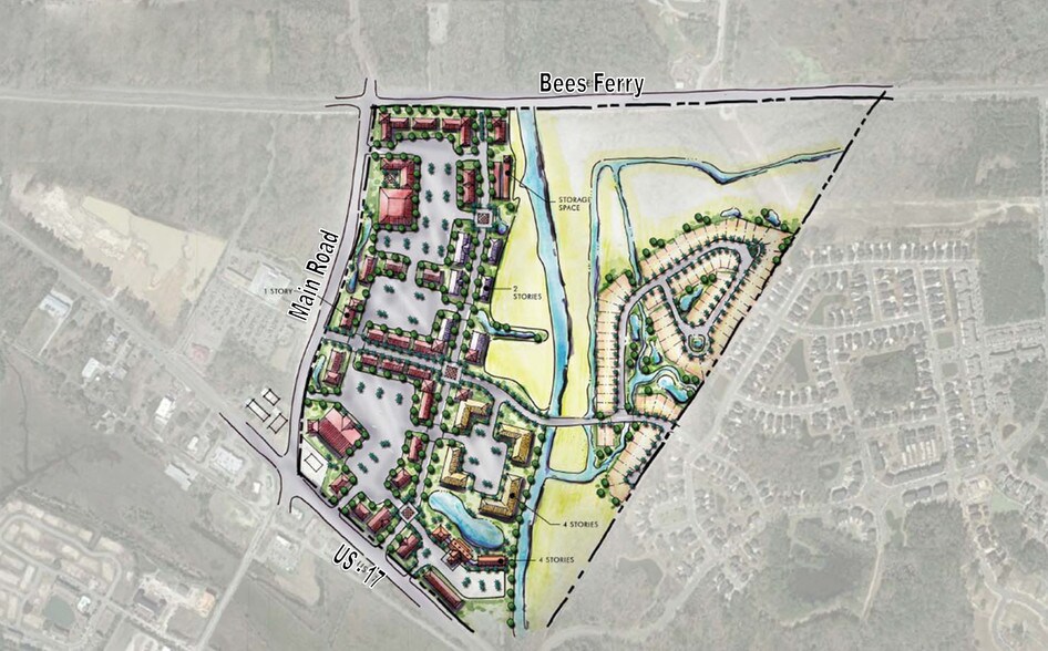 Primary Photo Of Savannah Hwy @ Main Road, Johns Island Land For Sale