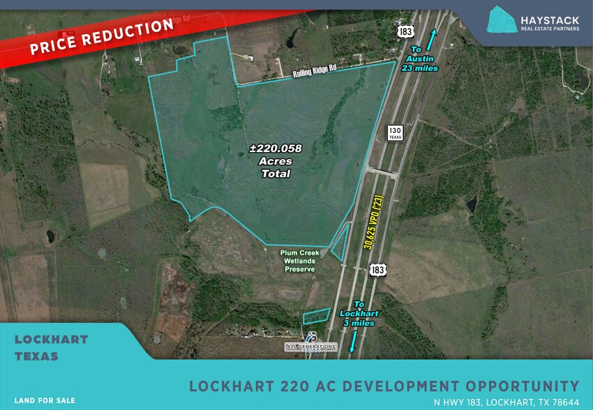 Primary Photo Of N Hwy 183, Lockhart Land For Sale