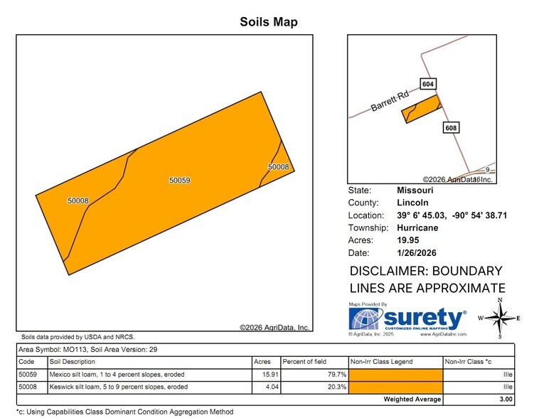 More Photos Of 171 Windy Hill Rd. (20+/- Acres), Elsberry Land For Sale
