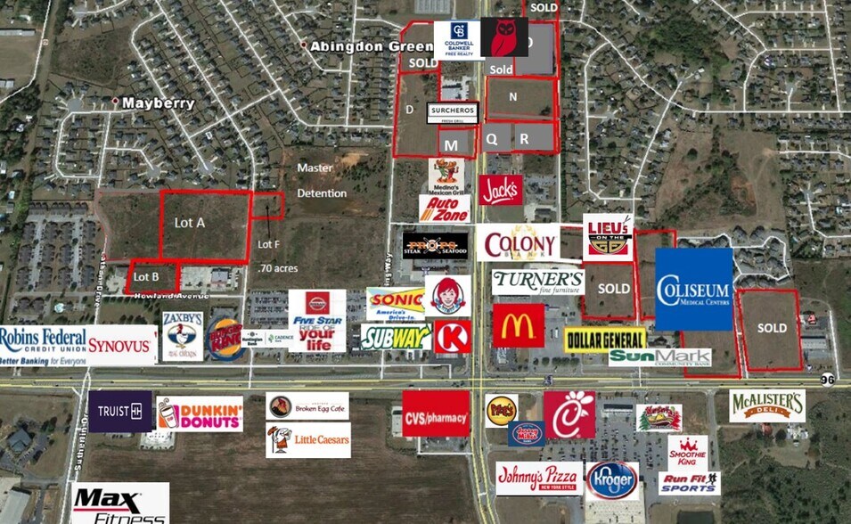 More Photos Of S. Houston Lake Road, Warner Robins Land For Sale