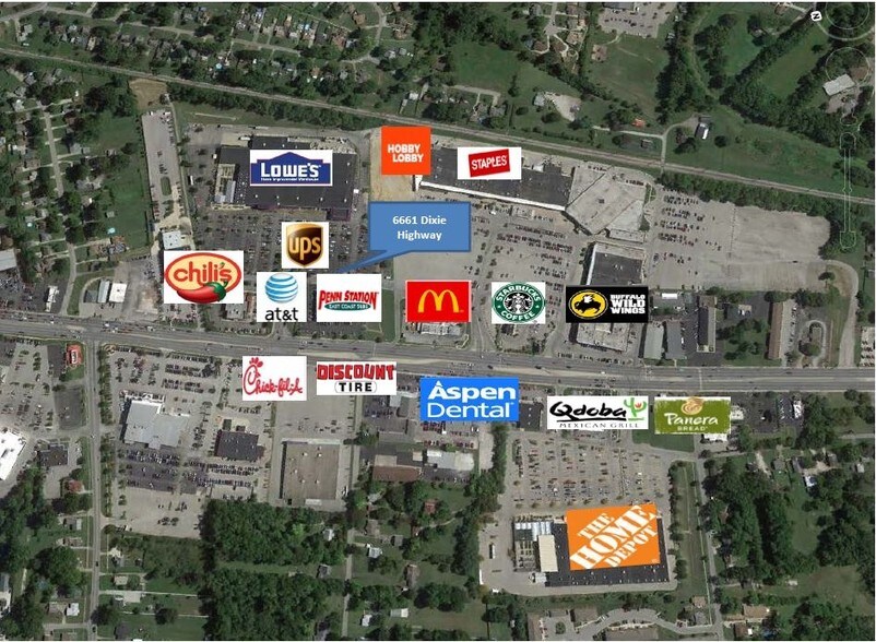 More Photos Of 6661 Dixie Hwy, Louisville Storefront For Lease