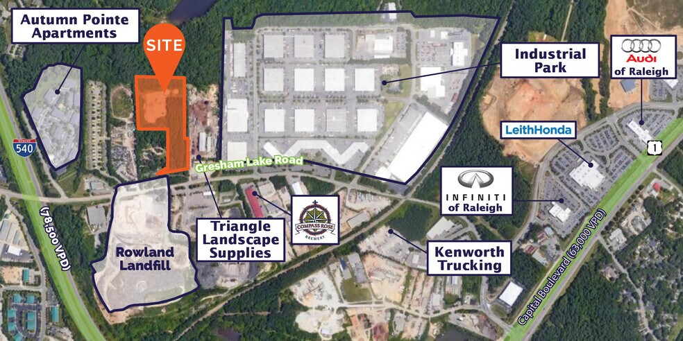 More Photos Of 3095 Gresham Lake Rd, Raleigh Land For Sale