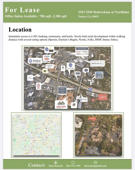 More Photos Of 3547 Habersham At Northlake, Tucker Medical For Lease