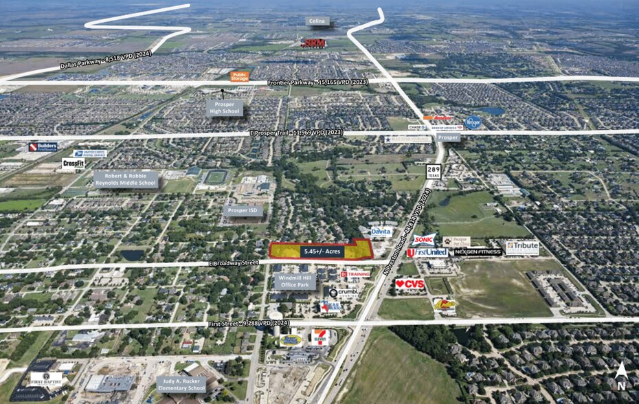 More Photos Of East Broadway Street, Prosper Land For Sale