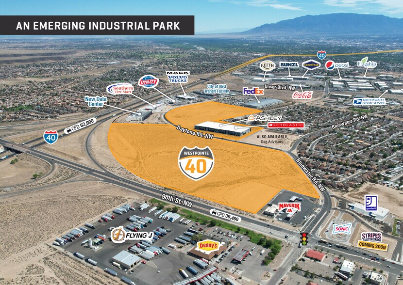 More Photos Of SEC I-40 & 98th St, Albuquerque Land For Lease