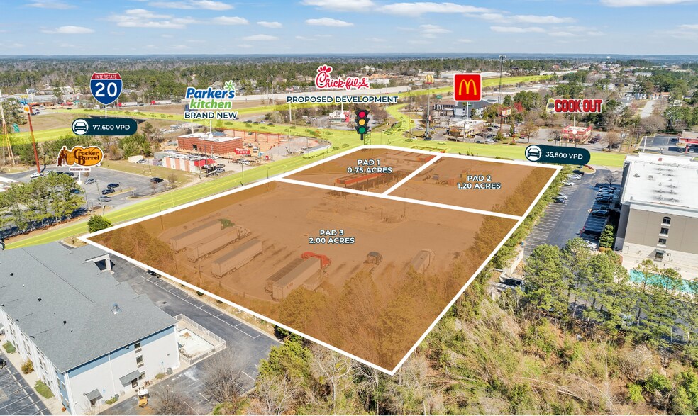 More Photos Of 4091 Jimmie Dyess Pkwy, Grovetown Land For Lease