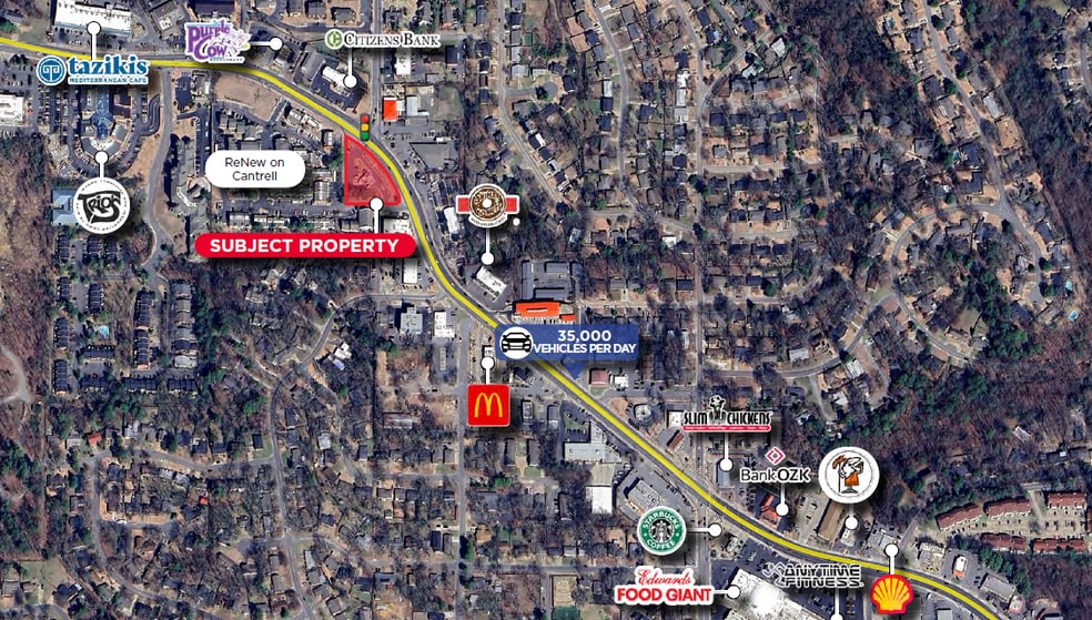 More Photos Of 8023 Cantrell Rd, Little Rock Fast Food For Sale