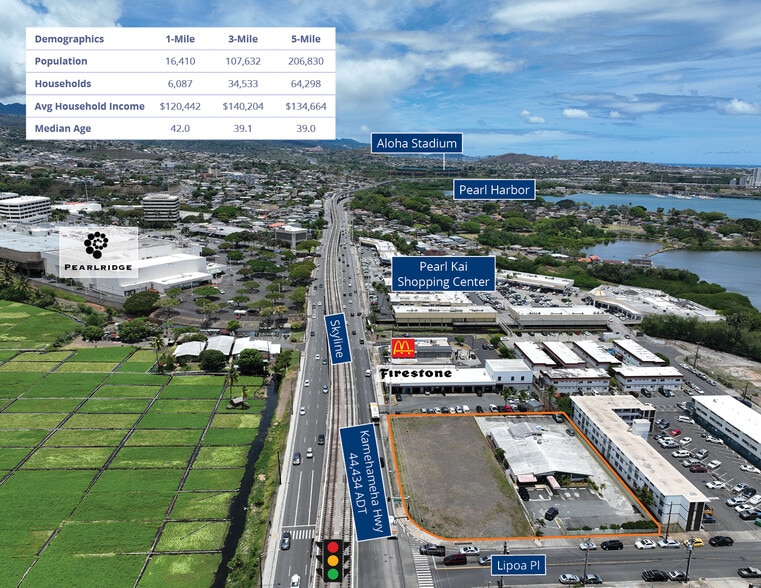 More Photos Of 98-135 Kamehameha Hwy & 98-108 Lipoa Pl, Aiea Land For Lease