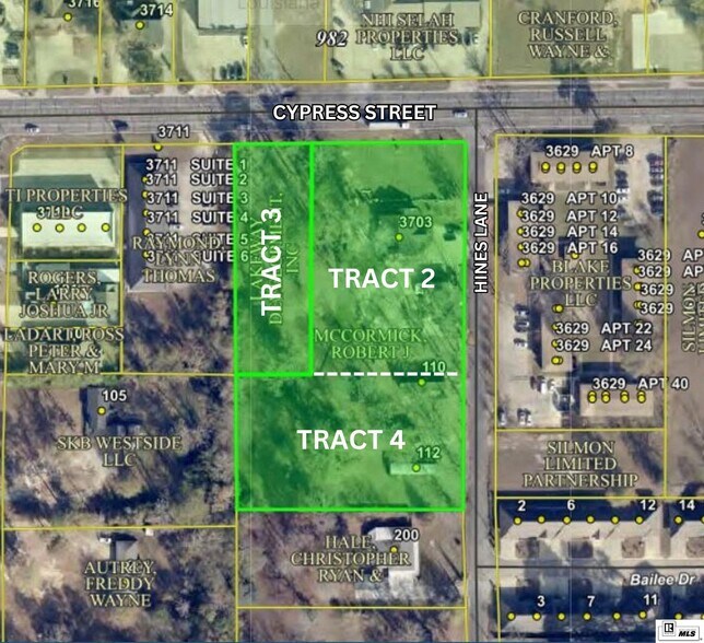 More Photos Of 3703-3709 Cypress, West Monroe Land For Sale