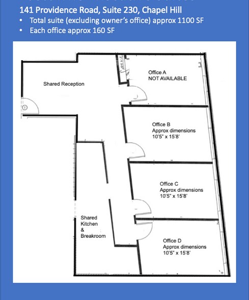 More Photos Of 141 Providence Rd, Chapel Hill Office Residential For Lease
