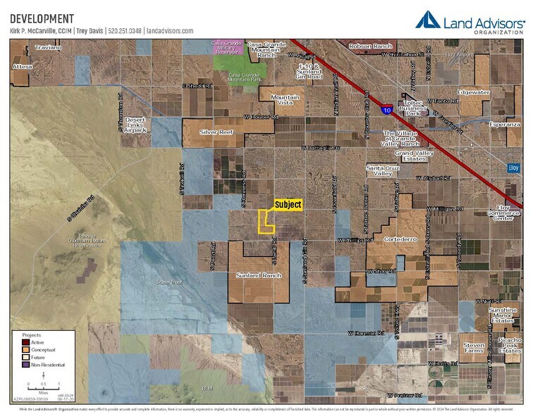 More Photos Of SWC Milligan Road & Lamb Road, Arizona City Land For Sale