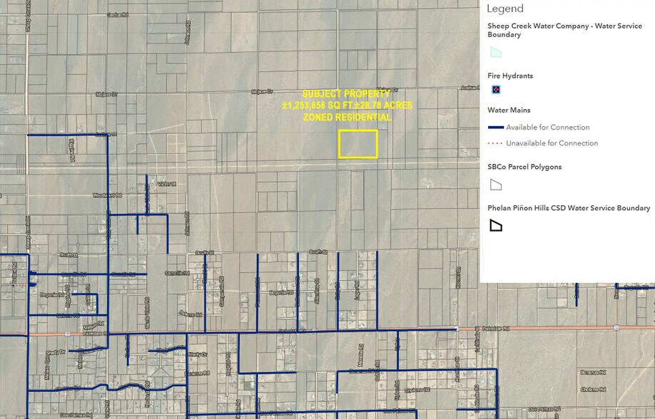More Photos Of 00 Eaby Rd. rd, Phelan Land For Sale
