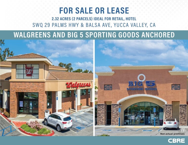 Primary Photo Of 29 Palms Hwy (Hwy 62) & Balsa ave, Yucca Valley Land For Lease
