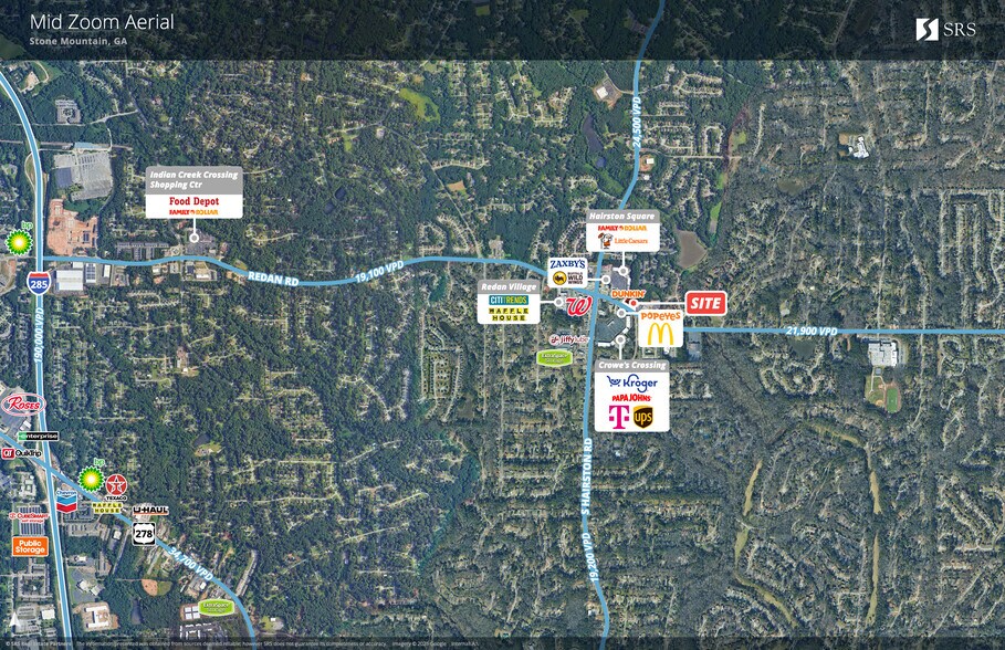 Primary Photo Of 4850 Redan Rd, Stone Mountain Fast Food For Lease