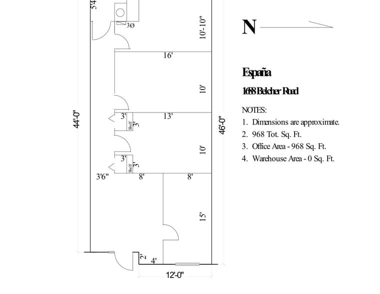 More Photos Of 1684 N Belcher Rd, Clearwater Flex For Lease