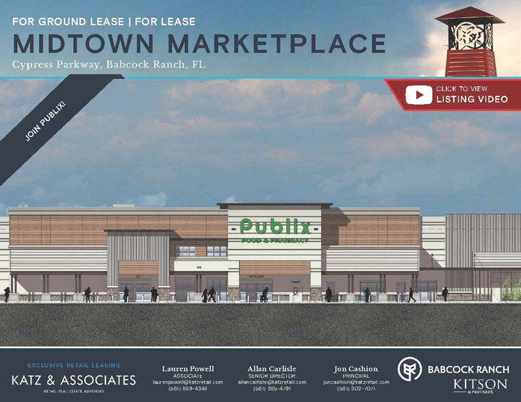 Primary Photo Of Midtown Blvd & Cypress Pky, Babcock Ranch Storefront For Lease