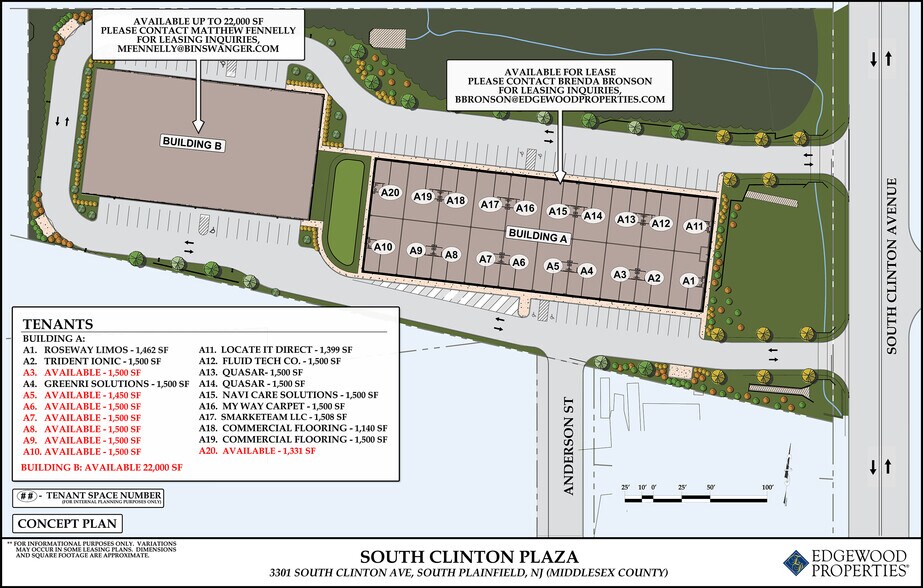 More Photos Of 3301-3393 S Clinton Ave, South Plainfield Unknown For Lease