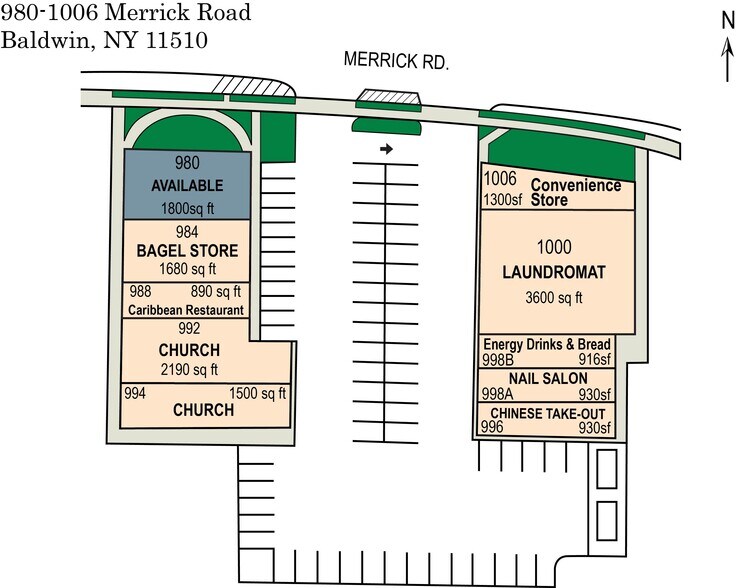 More Photos Of 980-1006 Merrick Rd, Baldwin Unknown For Lease