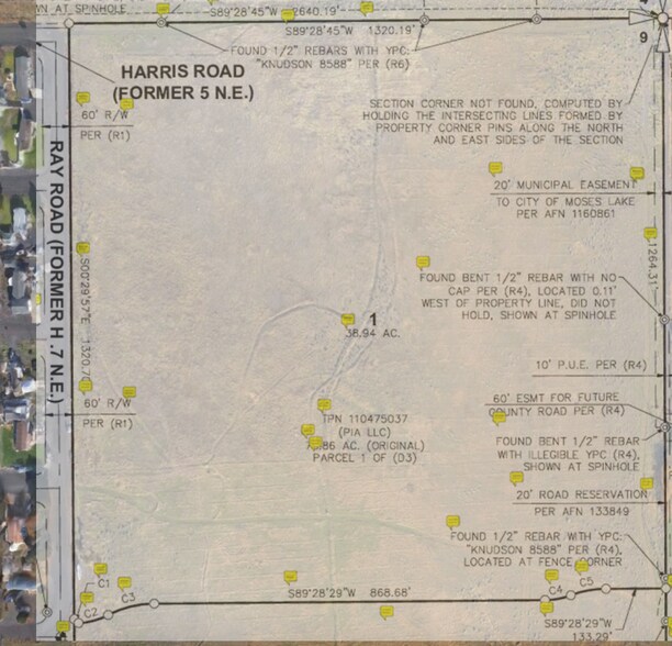More Photos Of 0000 Harris Road NE & Ray Road NE, Moses Lake Land For Sale