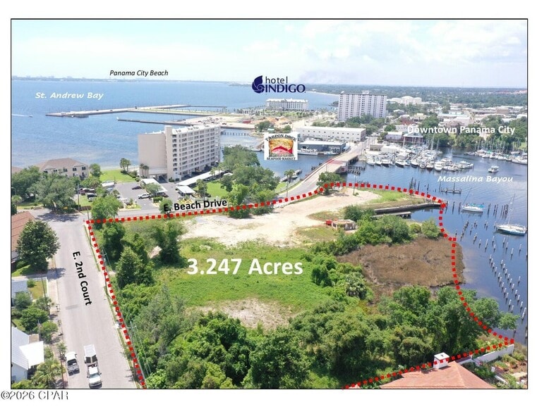 Primary Photo Of 303-305 Beach Dr E, Panama City Land For Sale