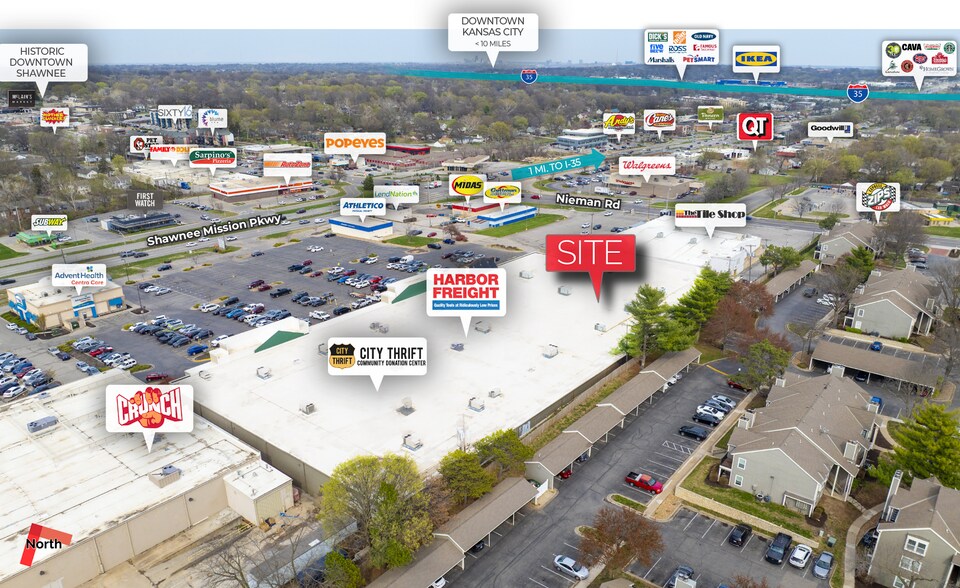 More Photos Of 11215-11225 Shawnee Mission Pky, Shawnee Storefront For Sale
