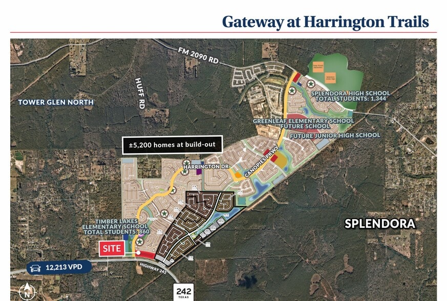 More Photos Of NEC Highway 242 & Harrington Dr., New Caney Unknown For Lease