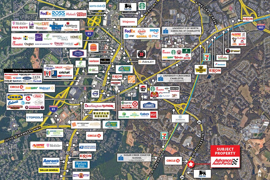 More Photos Of 2142 Rocky River Rd, Charlotte Freestanding For Sale