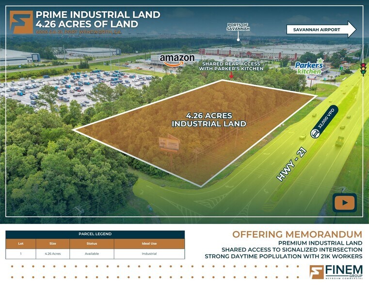 More Photos Of 6000 HWY 21, Port Wentworth Land For Sale