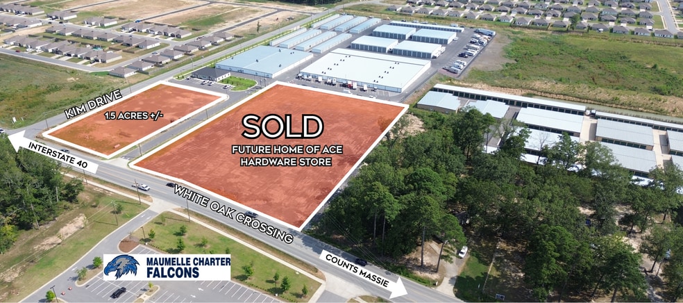 Primary Photo Of White Oak Crossing @ Kim Drive, North Little Rock Land For Sale
