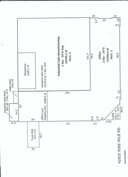 More Photos Of 42925 W Nine Mile Rd, Novi Light Manufacturing For Sale