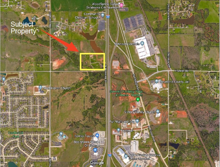 More Photos Of I-35 @ Franklin Rd, Norman Land For Sale