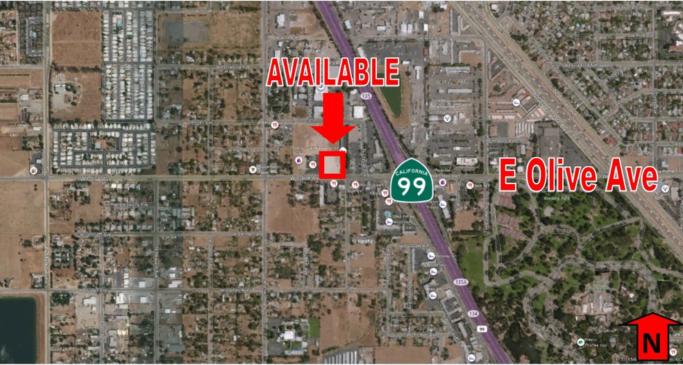 Primary Photo Of 1800 W Olive Ave, Fresno Land For Lease