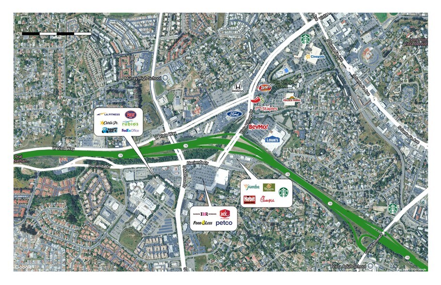 More Photos Of 640 Hacienda Dr, Vista Storefront For Lease