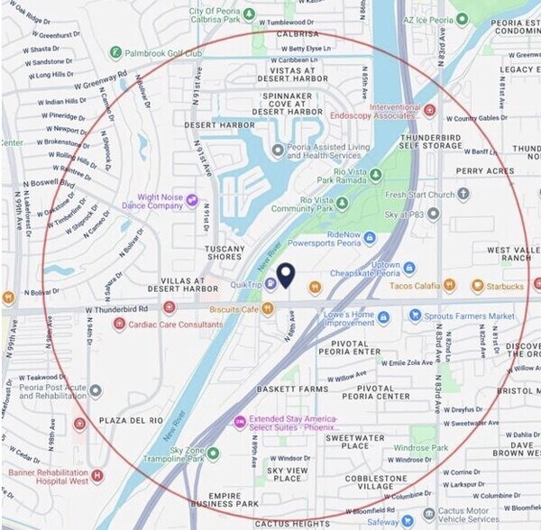 More Photos Of 88th Ave and Thunderbird, Peoria Land For Lease