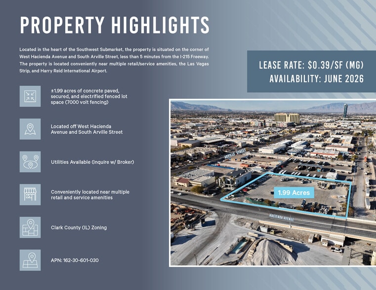 More Photos Of 4254 W Hacienda Ave, Las Vegas Land For Lease