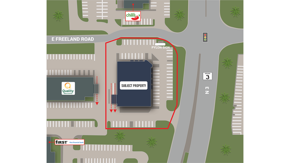 More Photos Of 2215 N State Road 3, Greensburg Drugstore For Lease