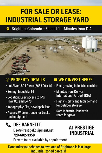 More Photos Of 12700 E 168th Ave, Brighton Land For Lease