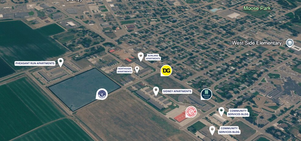 Primary Photo Of 9th Avenue Northwest, Sidney Land For Sale