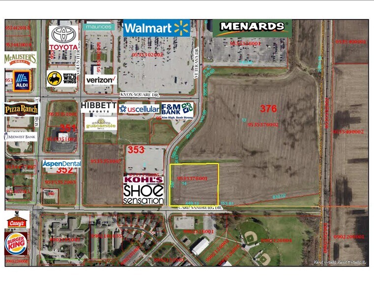 More Photos Of E. Carl Sandburg and Veterans Dr, Galesburg Land For Sale